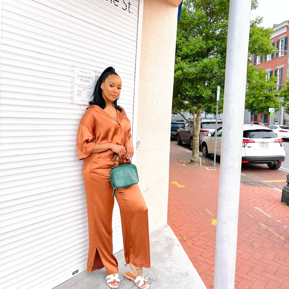 Copper Silk Set Zara